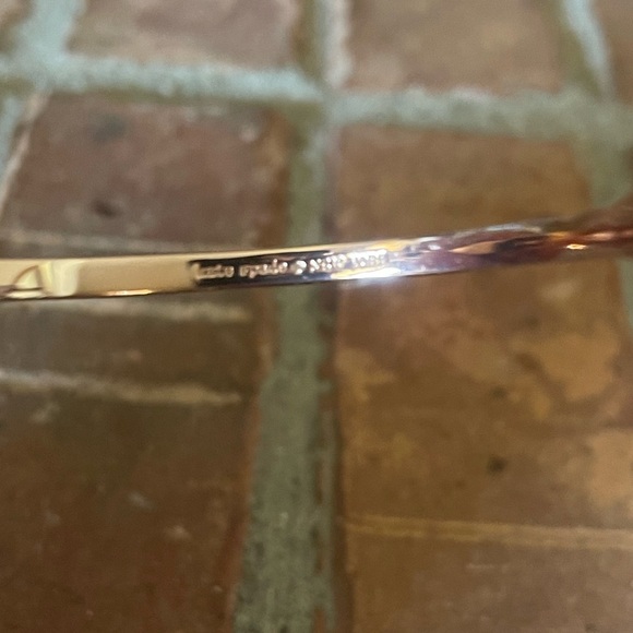 Kate Spade Rose Gold Tone Mini Bow Bangle Bracelet - Picture 5 of 5
